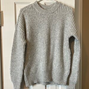 Sonoma Cozy Gray Knit Sweater